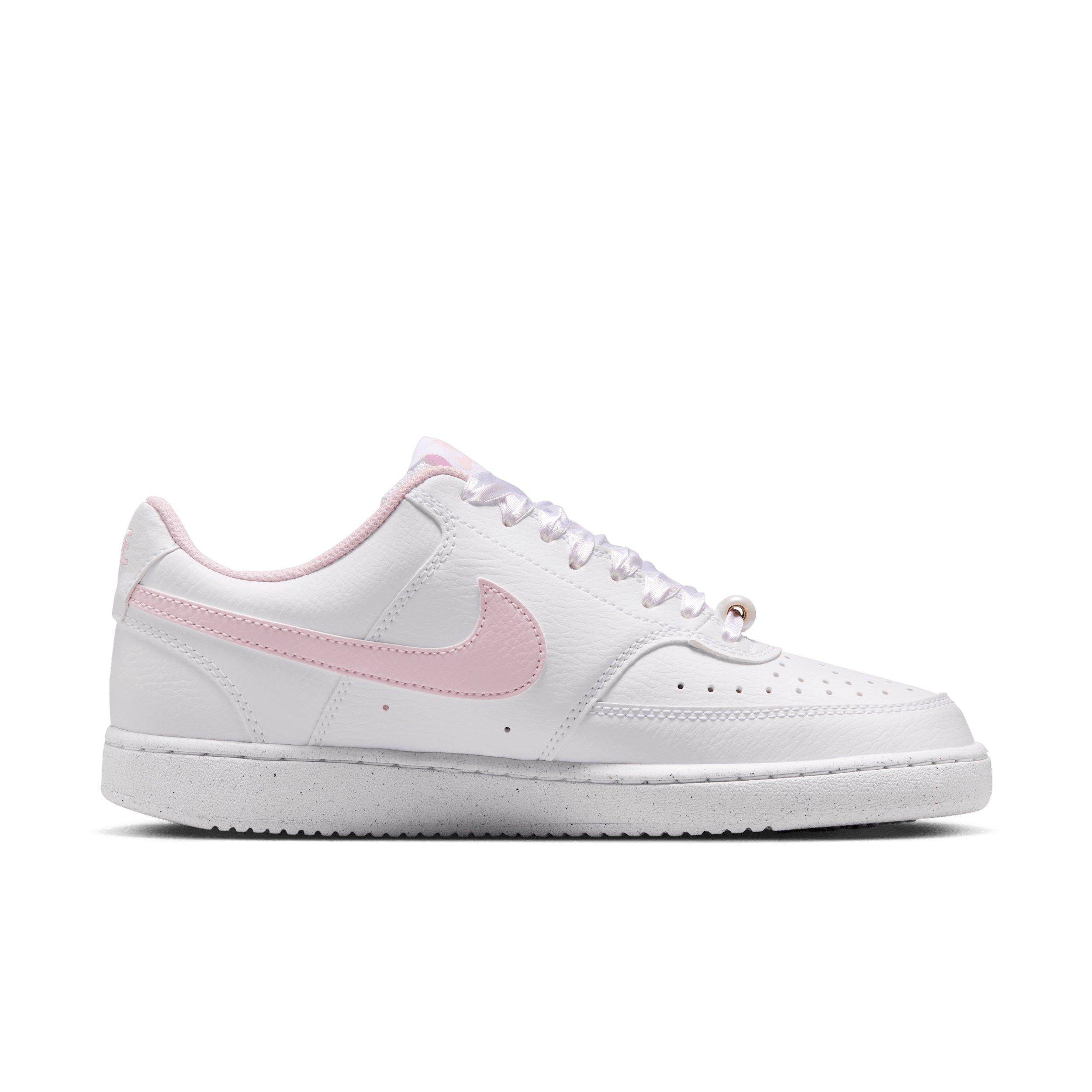 Nike Court Vision Low "White/Pink Foam" Women's Shoe - WHITE/PINK